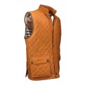 QUILTED VEST long